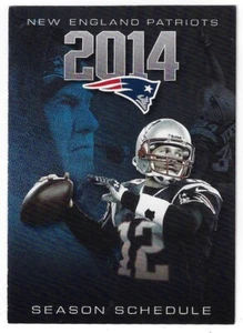 2014 New England Patriots NFL Football Schedule !!! Bud Light - Picture 1 of 1