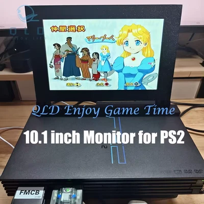 10.1 Inch Portable Display for Playstation 2 Fat | PS2 monitor 16:9 - Image 1 of 4