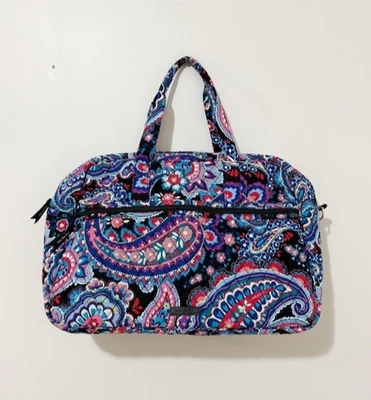 Bolso de viajero mediano Vera Bradley Haymarket cachemir nuevo sin etiquetas Foto 1 de 4