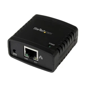 STARTECH Server di rete per Stampante Ethernet USB 2.0 100 Mbit/s Nero - Foto 1 di 5