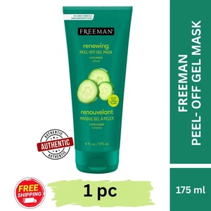 1 x Freeman Renewing Cucumber Peel-Off Gel Mask 6 fl. oz./175 ml Paraben Free - Picture 1 of 9