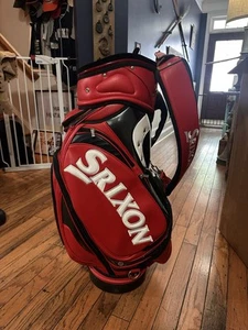 Srixon Tour Staff 5-way Divide Golf Bag Red/Black - Picture 1 of 7