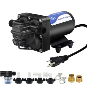 Bomba de agua dulce para autocaravana 110 V bomba de refuerzo de aumento de alta presión de agua para el hogar I... - Imagen 1 de 6