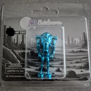 LEGO Star Wars Chrome Blau Super Battle Droid Custom JB - Bild 1 von 2