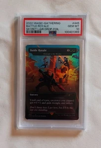 Battle Royale 445 SLD Fortnite Borderless Holo Secret Lair MTG PSA 10 GEM MT - Picture 1 of 2