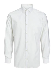 Jack & Jones Parker Shirt L/s - Camicia Slim Fit Bianco - Taglia L Abbigliamento - Foto 1 di 2