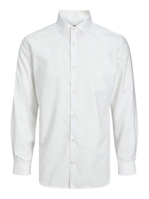 Jack & Jones Parker Shirt L/s - Camicia Slim Fit Bianco - Taglia L Abbigliamento - Immagine 1 di 2