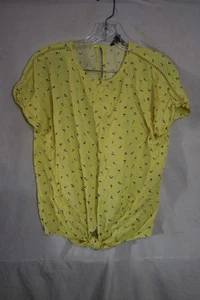 Women's Buffalo Brand Yellow Top Adult Size Small - Picture 1 of 5