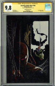 AMAZING SPIDER-MAN #799 CGC 9.8 SS SIGNED GABRIELE DELL'OTTO VIRGIN COVER POP 5 - Bild 1 von 4