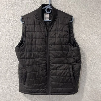 SONOMA Mens Size Medium Zip Black Majesty Puffer Vest Lightweight Pockets - Image 1 of 4