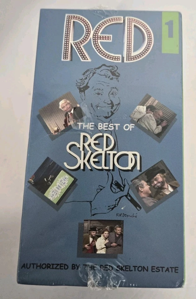 Red Skelton VHS Tape VCR The Best Of 4 Tape Set New And Sealed  - Image 1 of 4
