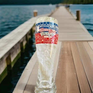 (2) Bubba Gump Shrimp Co Pilsner Bierglas ALLE STÄDTE rot, weiß und blau  - Bild 1 von 3