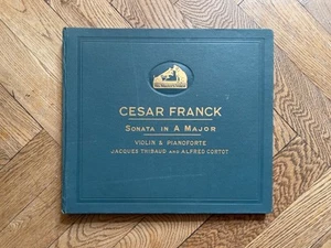 Cesar Franck Violin Sonata - Jacques Thibaud - ED1 - 4 LP‘s - Picture 1 of 3