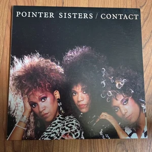Pointer Sisters-Contact Vinyl LP 1986 Beautiful Wax Sleeve & Inner No Flaws (u) - Picture 1 of 4