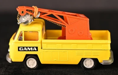 Volkswagen Type 2 Pickup Truck with Hydraulic Crane 1:42 Gama mini West Germany - Image 1 of 4