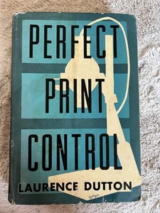 Perfect Print Control W Sleeve Rare Hard Cover 1937 Antique Book Dutton - Imagen 1 de 24