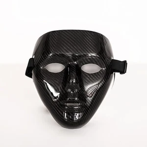 Máscara de mascarada facial completa Carbon by Charlie - 100 % fibra de carbono real, alto brillo - Imagen 1 de 11