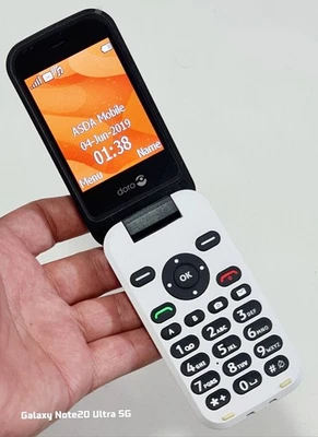 Doro PhoneEasy 6620 (DFC- 0260) Unlocked 3G Flip Phone Immaculate Condition - Image 1 of 4