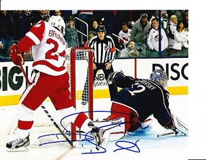 DETROIT RED WINGS DAMIEN BRUNNER SIGNED SCORING 8X10 - Picture 1 of 1