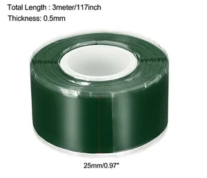 Silikonband, 3 Meter x 25 mm Dichtung selbstschmelzend Reparaturband grün 2 Stück - Bild 1 von 2