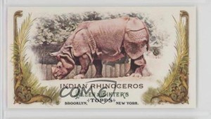 2011 Topps Allen & Ginter's Animals in Peril Minis Indian Rhinoceros #AP14