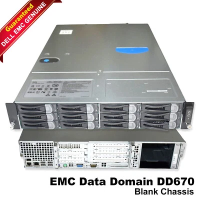 Dell EMC DD670 Data Domain Storage System Metal Chassis Only P-X-670-CHAS1 - Image 1 of 4