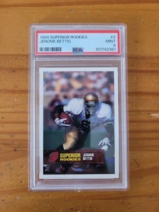 1994 Superior Rookies #2 Jerome Bettis PSA 9 Mint Notre Dame - Picture 1 of 1