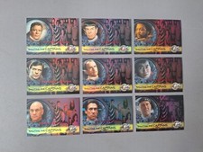 STAR TREK TOS Cinema 2000 Skybox ""Saluting The Captains"" Set SC1-SC9 KIRK SPOCK
