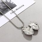 Heart Box Necklace Party Jewelry Fashion Heart Clavicle Chain for Women