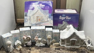 Enesco Precious Moments Sugar Town Arztpraxis 7er Set komplett 1994 - Bild 1 von 18