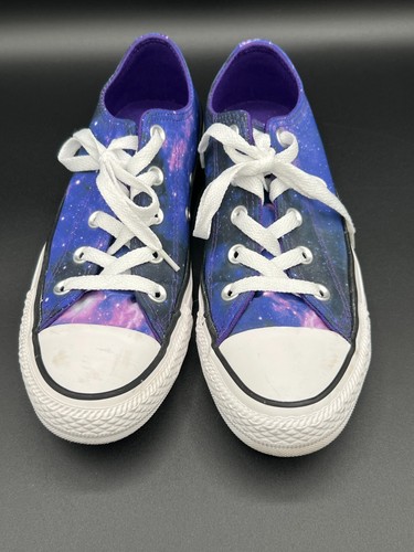 Sneaker Converse All Star Galaxy da donna taglia 6 basse in tela spaziale 565209F