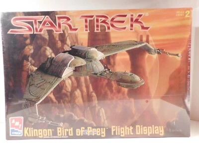 AMT Ertl Star Trek KLINGON BIRD OF PREY Flight Display Model Kit No. 6339 - NEW - Image 1 of 4
