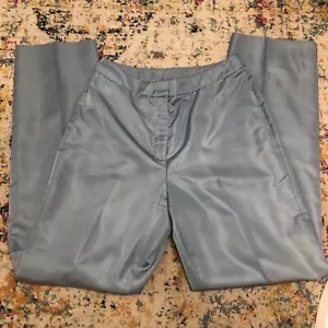 Ann Taylor 100% Silk Baby Blue Pants Classic Spring Workwear Great Quality - Picture 1 of 5