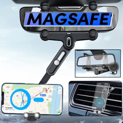 MagSafe Magnetic Car Mount Cell Phone Holder for iPhone 16 Pro Max 15 14 13 Case - Image 1 of 4