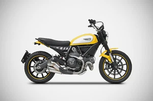 ZARD ITALIAN SLIP ON SILENCER EXHAUST FOR DUCATI SCRAMBLER EVO-R SPECIAL - Picture 1 of 5