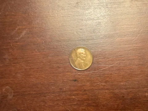 1923S Lincoln Cent BROWN BU weakly struck Cover