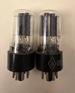 2 tubes triodes 6H8C = 6SN7 6N8S marque OTK ( urss ) neufs, testés et appairés - Picture 1 of 1