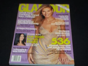 2001 APRIL GLAMOUR MAGAZINE - HEIDI KLUM COVER - FASHION SUPER MODELS - L 7885 - Picture 1 of 2