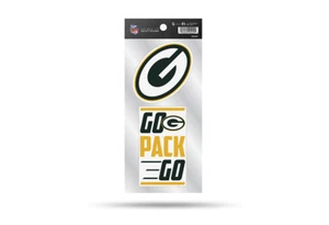 Green Bay Packers NFL Double Up Vinyl Die Cut Decals FREE SHIP! - Picture 1 of 1