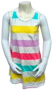Vestido GAP Niños Niñas Bonito Multicolor Algodón Rayas Sin Mangas PVP £16.99 - Imagen 1 de 4