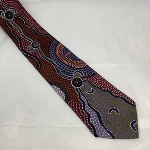 Boxelder Milwaukee Necktie " Dreamings" Sacred Landscapes Amanite Chloe ~ 3.75" - Picture 1 of 8