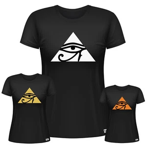 EAKS® Damen Girlie T-Shirt "Eye Of The Horus" Auge des Horus Horusauge Ägypten - Bild 1 von 27