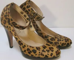 Boutique 58 (Brasilien) Kalbshaar Ledersohle Gepard Leopard 7M USA L@@K NOW - Bild 1 von 7