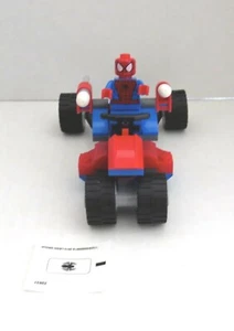 LEGO MARVEL SPIDERMAN MINIFIGURE WITH SPIDER TRIKE FROM 76014 MARVEL HEROES - Picture 1 of 9