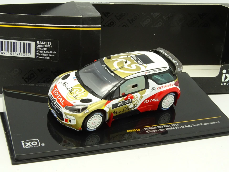 Ixo 1/43 - Citroen DS3 WRC Presentazione Abu Dhabi 2013 - Immagine 1 di 1