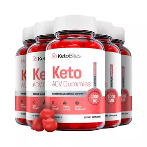 5-Pack Keto Bites ACV Gummies, KetoBites Gummies for Weight Loss- 300 Gummies - Picture 1 of 8