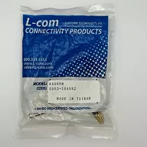1Pc L-Com Ra098M Modular Adapter, Db9 Male / Rj45 (8X8) Jack - Picture 1 of 2