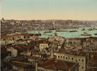 Trkei. Konstantinopel. Hafen Mit Den Quais Von Galata. Photochrome Original D&#
