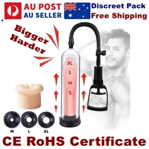 Penis Extender Bigger Vacuum Pump Men Enlargement Cock Enlarger adult toy - Picture 1 of 16