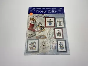 Jeanette Crews Designs Frosty Folks Counted Cross Stitch Pattern Booklet 9P - Picture 1 of 3